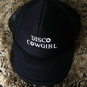 Disco Cowgirl Nashville boutique trucker hat